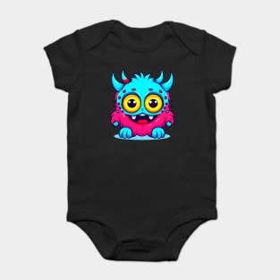 Cartoon Monster Baby Bodysuit